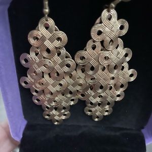 Gold earrings